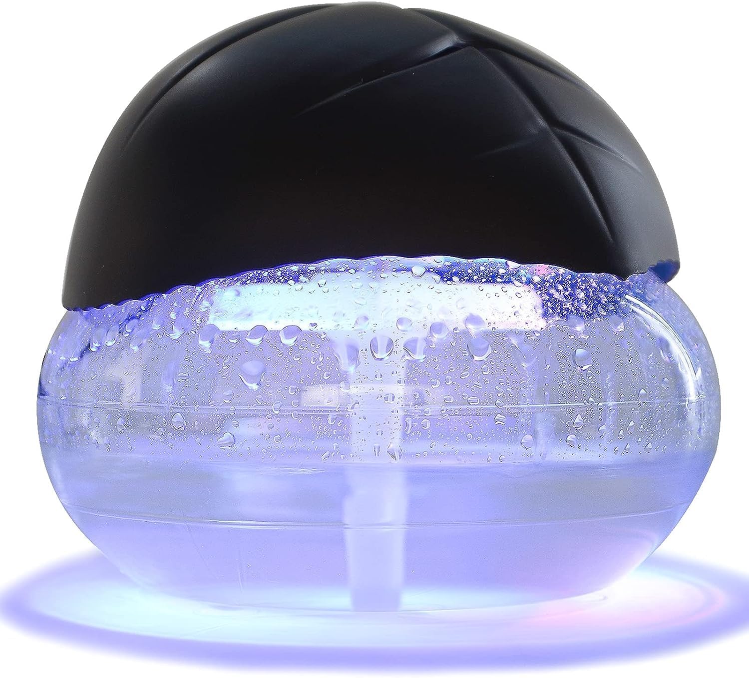 Vsell24 Leaf Shaped Electrical Water Air Refresher With LED Light Aroma Diffuser Air Revitalizer Air Purifier Air Humidifier For Home and Office (Black)