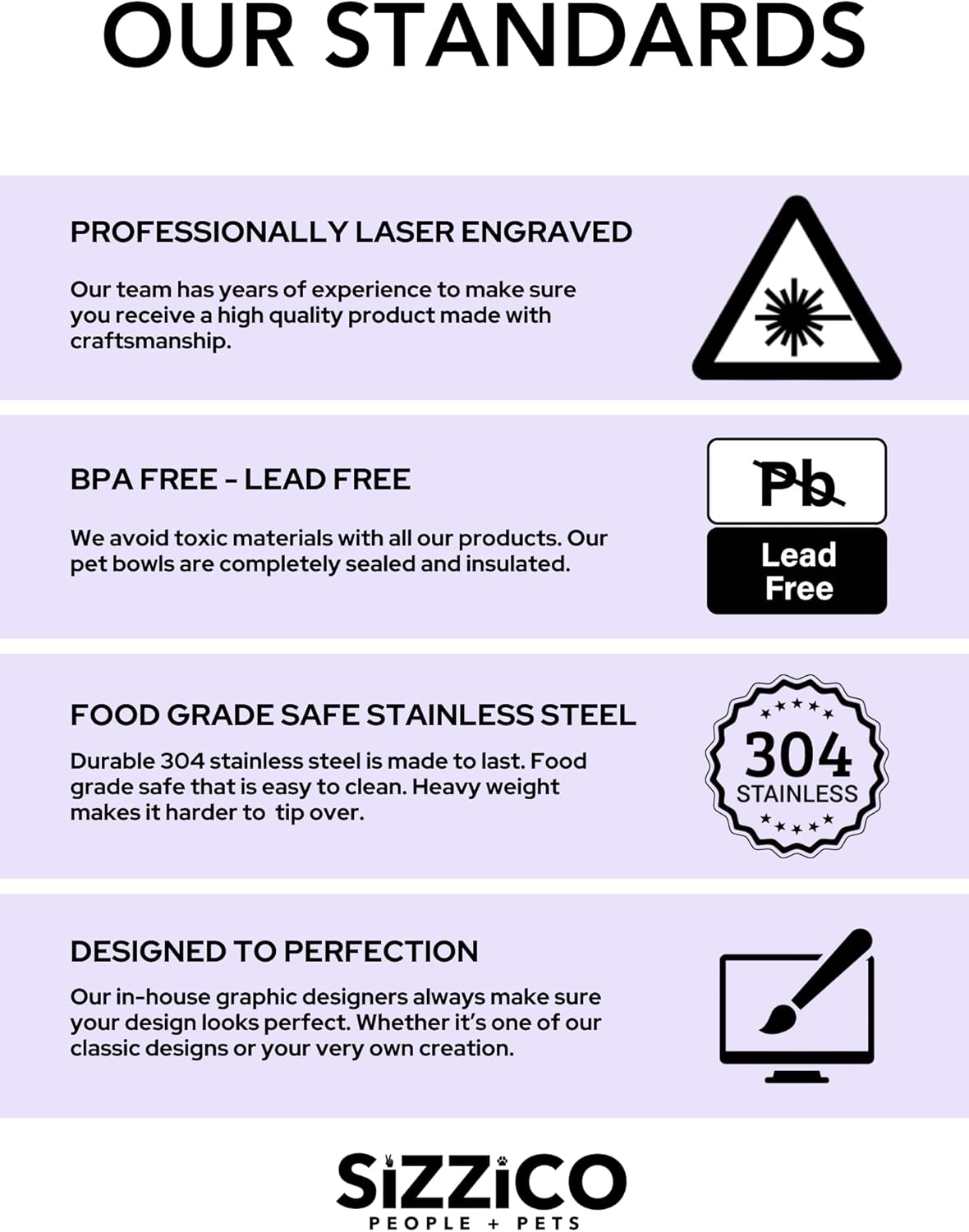 Custom Dog Bowl with Large Name - 304 Stainless Steel, Personalized Engraved, Nonslip, Custom Cat Bowl, Feeder, Pet Supplies, Food (Black, Large -64oz)