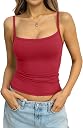red spaghetti strap tank top Top3商品