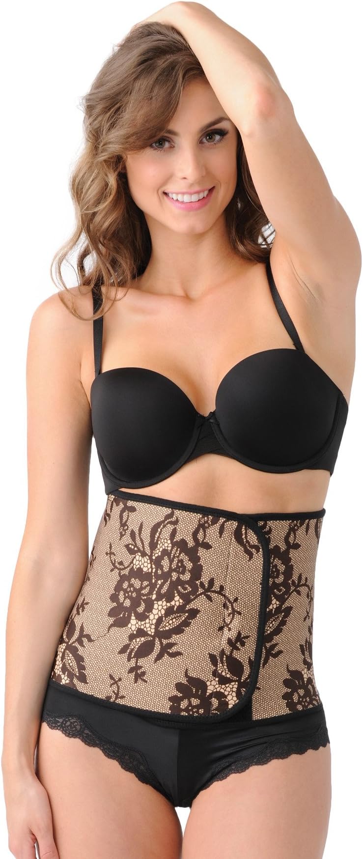 Limited Edition Kourtney Kardashian Belly Bandit,Black Lace,X-Small