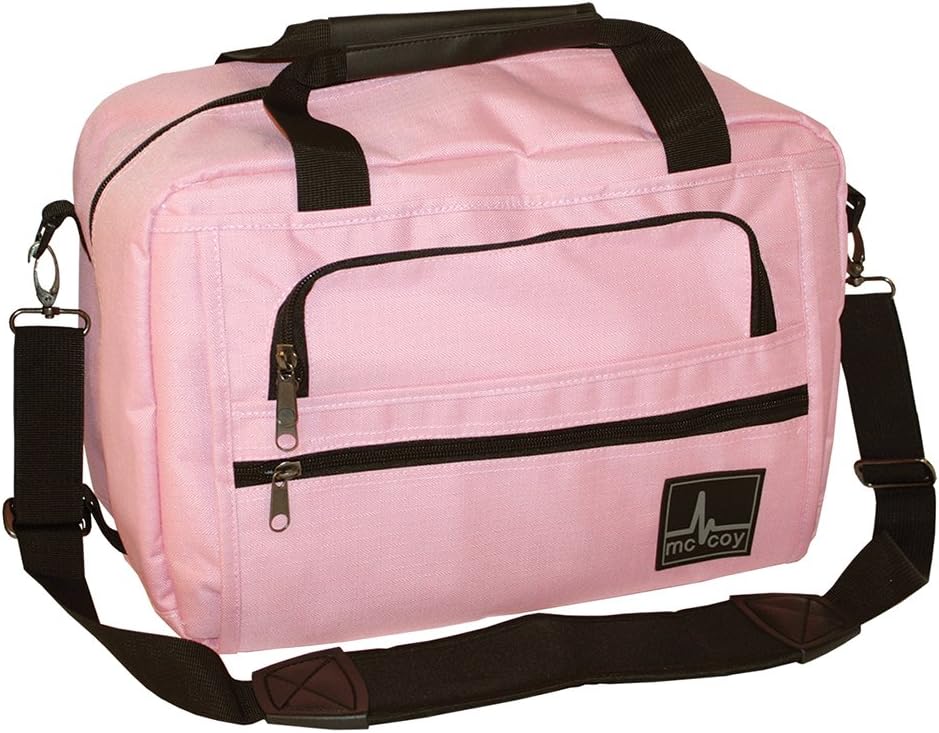 Scrub Stuff Multi Pocket Nurse Medical Bag Pink