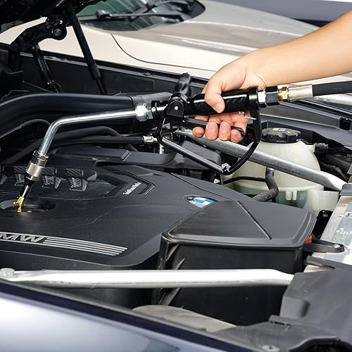 Miniatura 39 de VEVOR Carrete de manguera de combustible, 3/4 pulgadas x 66 pies, carrete de manguera diésel retráctil extra largo, construcción de acero al carbono