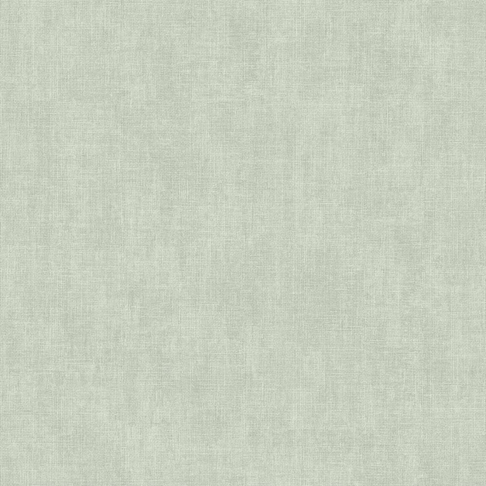 Yöl Green Linen Texture Wallpaper - Modern Contemporary Stylish Trendy - Material Effect Feature Wall