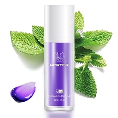 Purple Teeth Whitening Kit - Color Corrector Stain Removal System Toothpaste for Teeth Whitening Peroxide Free Whitening Kit