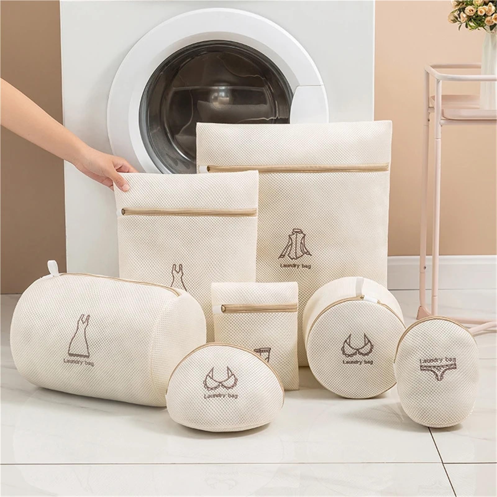 Bolsa de lavandería malla for ropa, bolsas lavado for lavadoras(7Pcs Set)