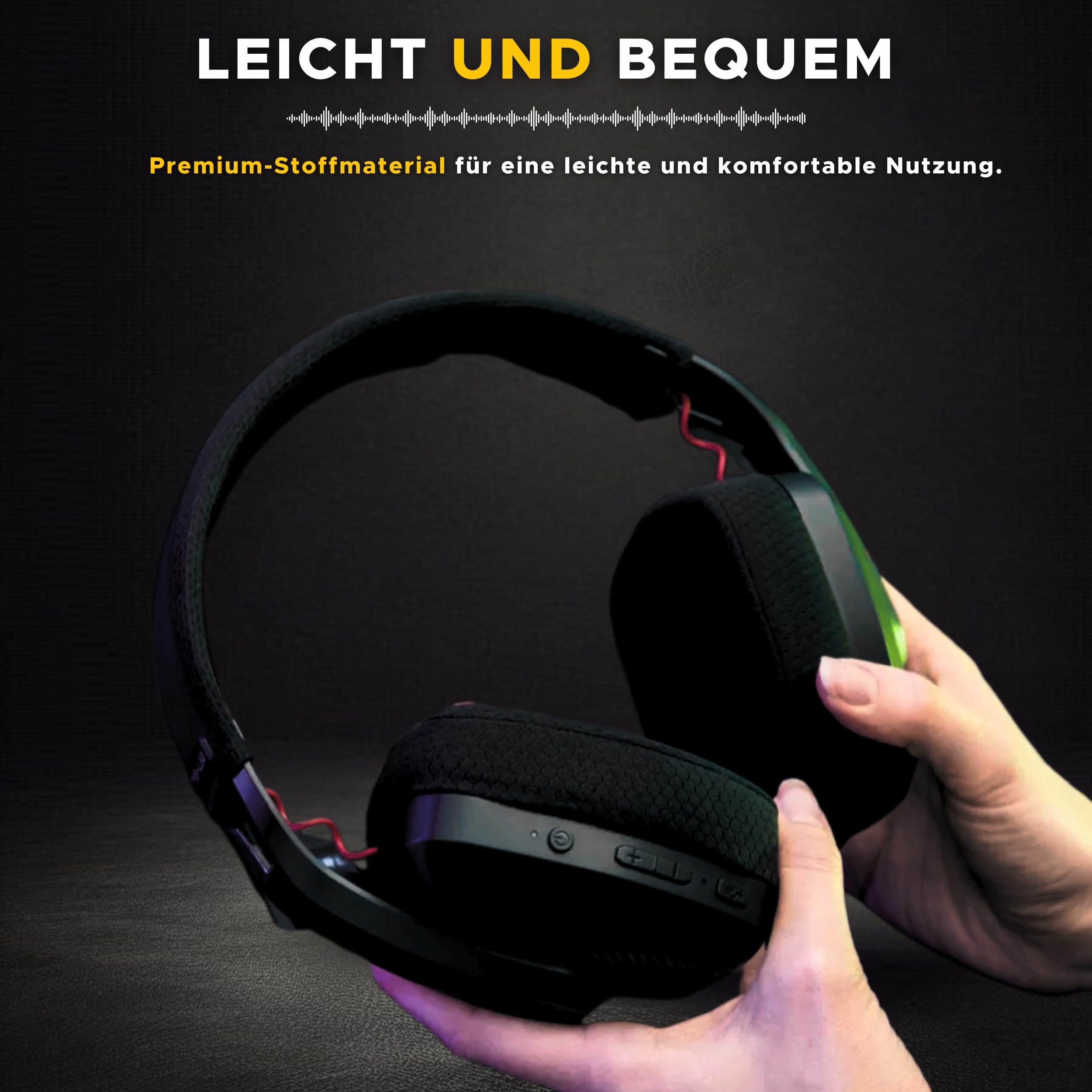 THE G-LAB - Korp Platinium - Kabelloses Gaming Headset Aufladbar PC/PS4/PS5 - Kabelloses Bluetooth / 2,4 GHz - Mit Hochwertigem Stereosound und Stabiler Verbindung - Neu