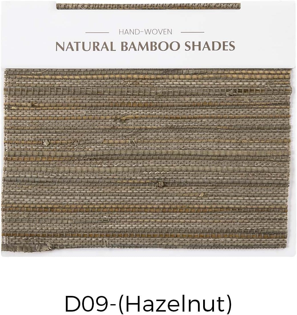 TWOPAGES Rae D Series Natural Woven Bamboo Shade Sample Book Swatches