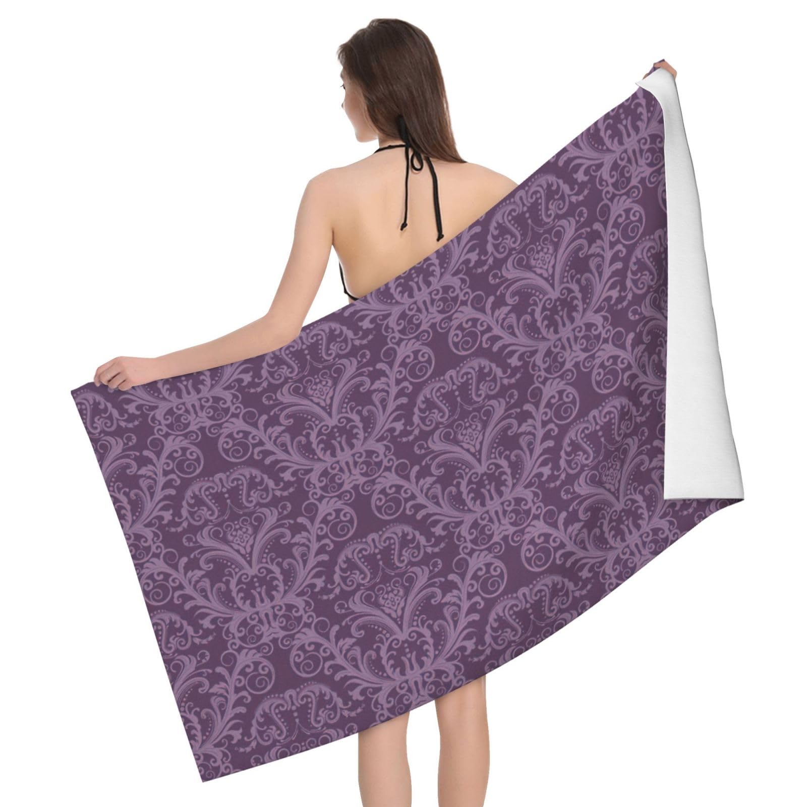 Serviette de bain en microfibre ultra absorbante et séchage rapide pour la douche