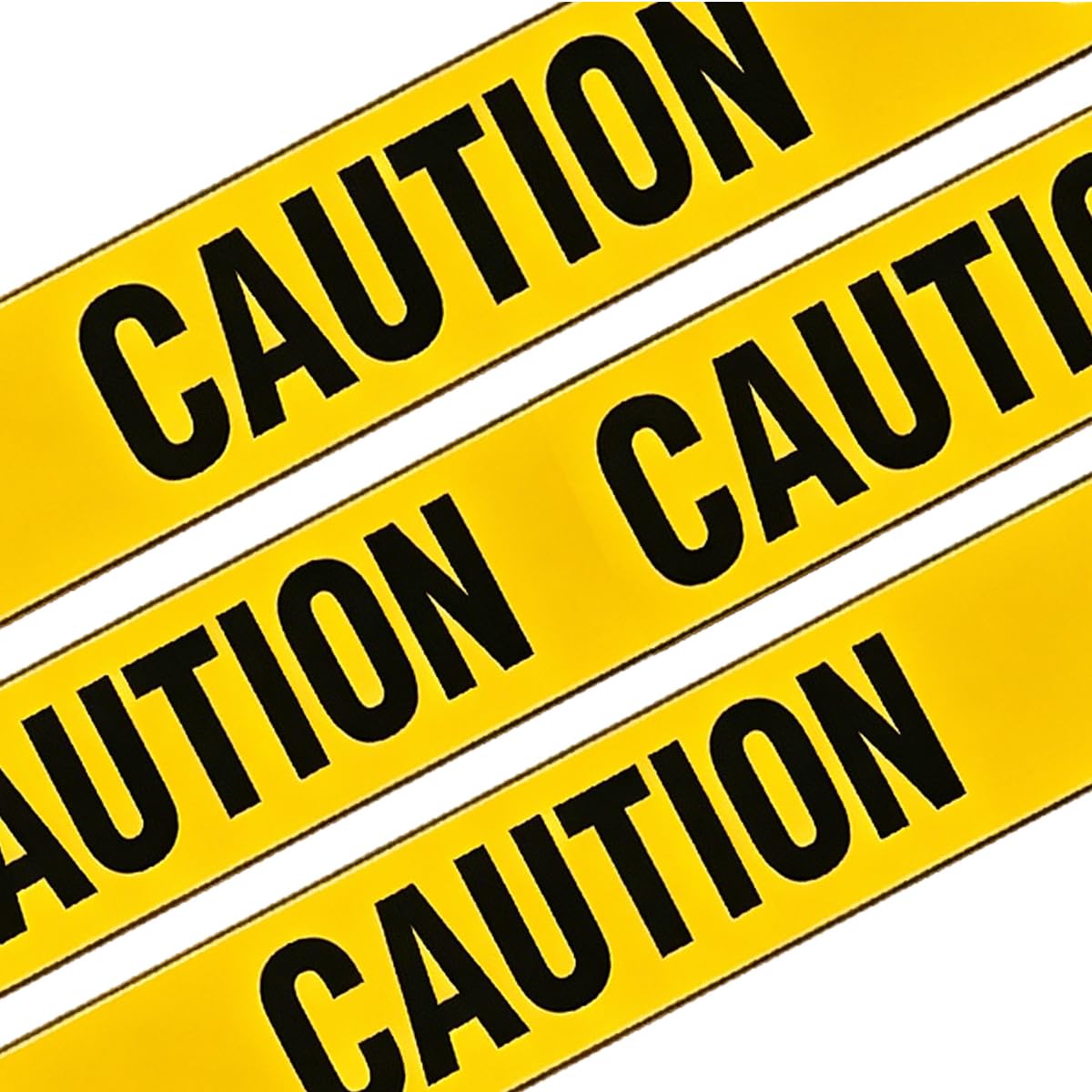 Halloween Decorations Halloween Caution Tape Fright Warning Tape Halloween Tape Bundle Creepy Banner Party Decor for Haunted Houses, Party, Door, Danger Areas Decor (3Inch x 60Ft)(C783-3)
