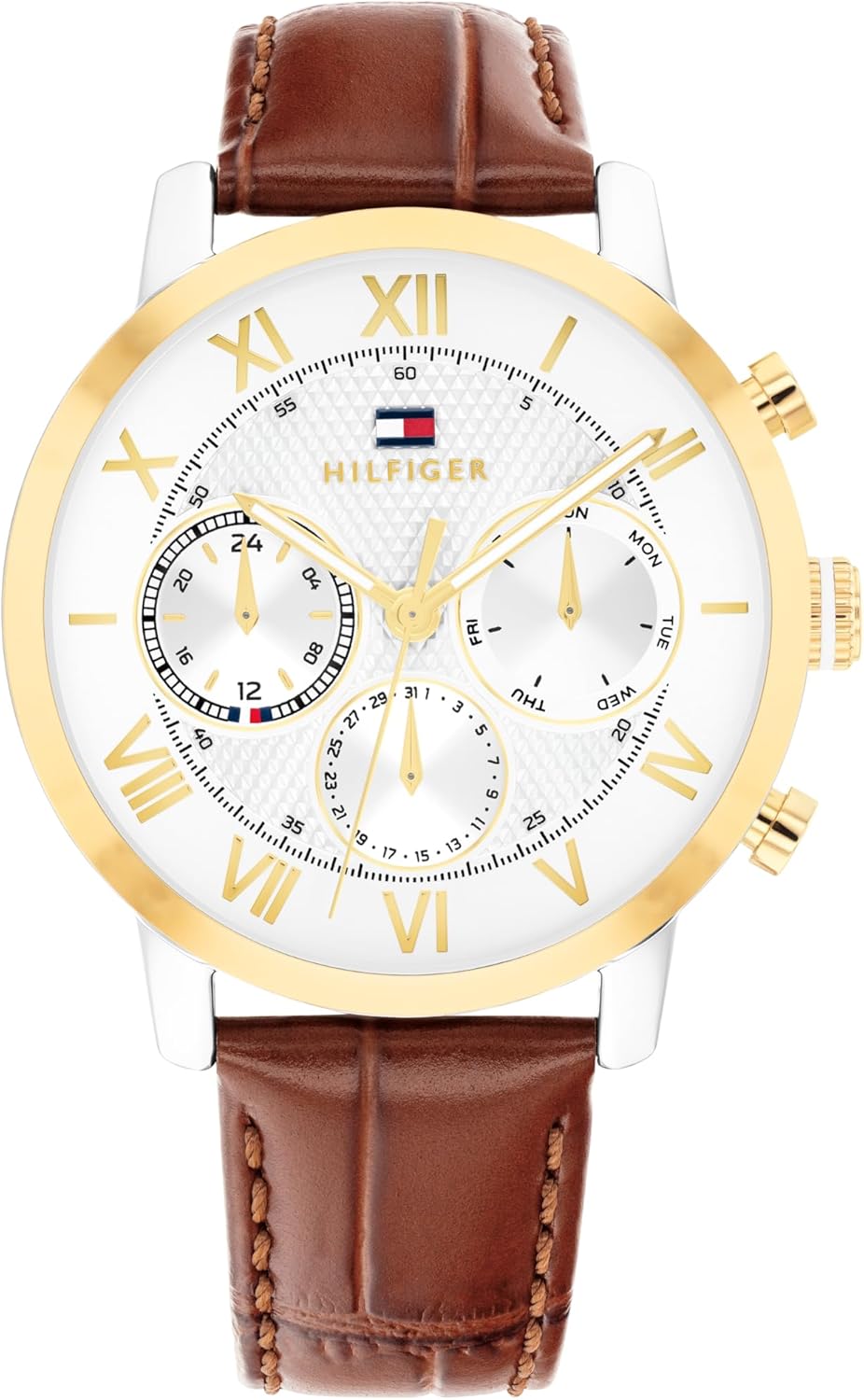 Tommy Hilfiger Men's TH-Oxford Multifunction Watch - Round Case - Modern Classic Style - Gift for Him 42mm