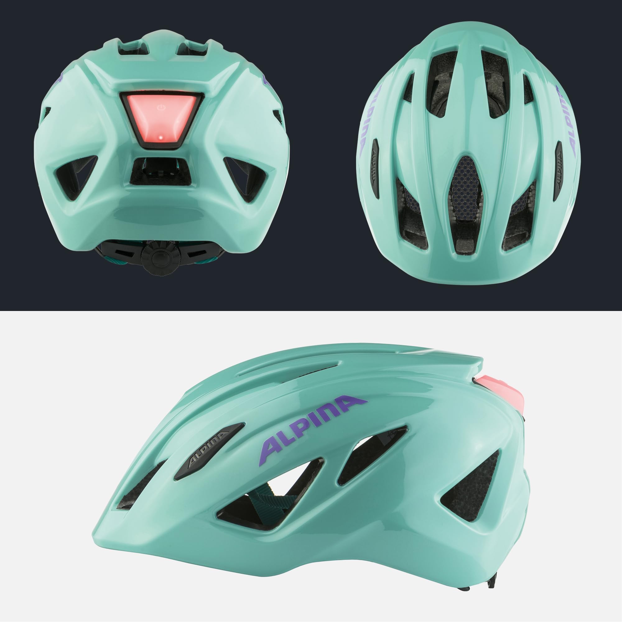 ALPINA PICO Flash Helm 2024 Turquoise Gloss