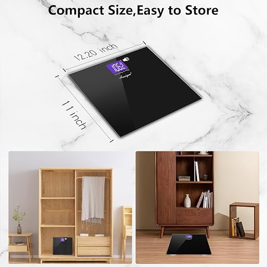 Báscula Parlante Digital de Baño 440 lb con Pantalla LCD miniatura 7
