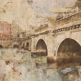 London Collage I Poster Print - Marta Wiley (24 x 24)