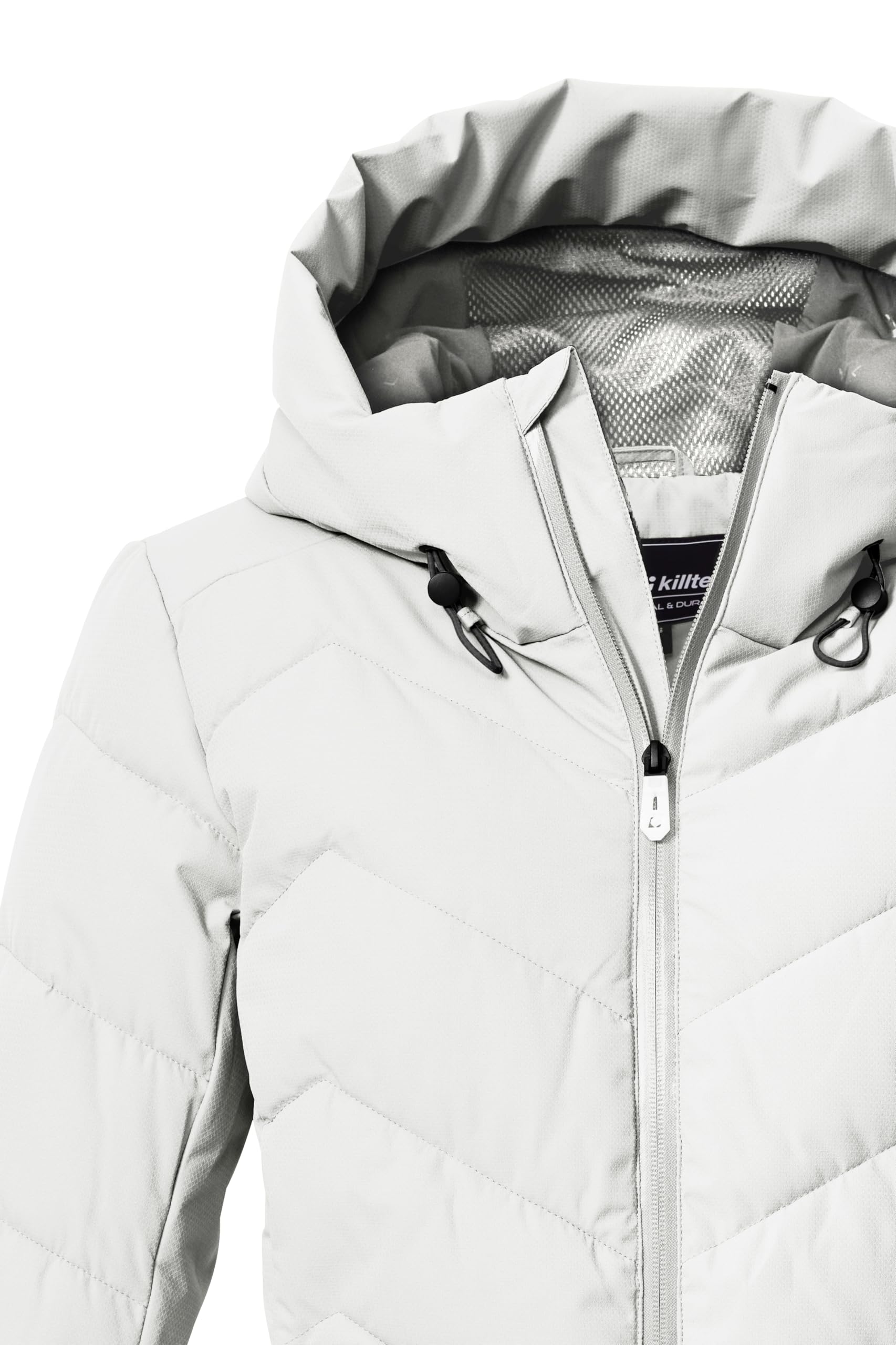 Killtec Ksw 31 Wmn Ski Qltd Jckt Giacca da sci/giacca trapuntata/giacca funzionale in look piumino con cappuccio e paraneve Donna