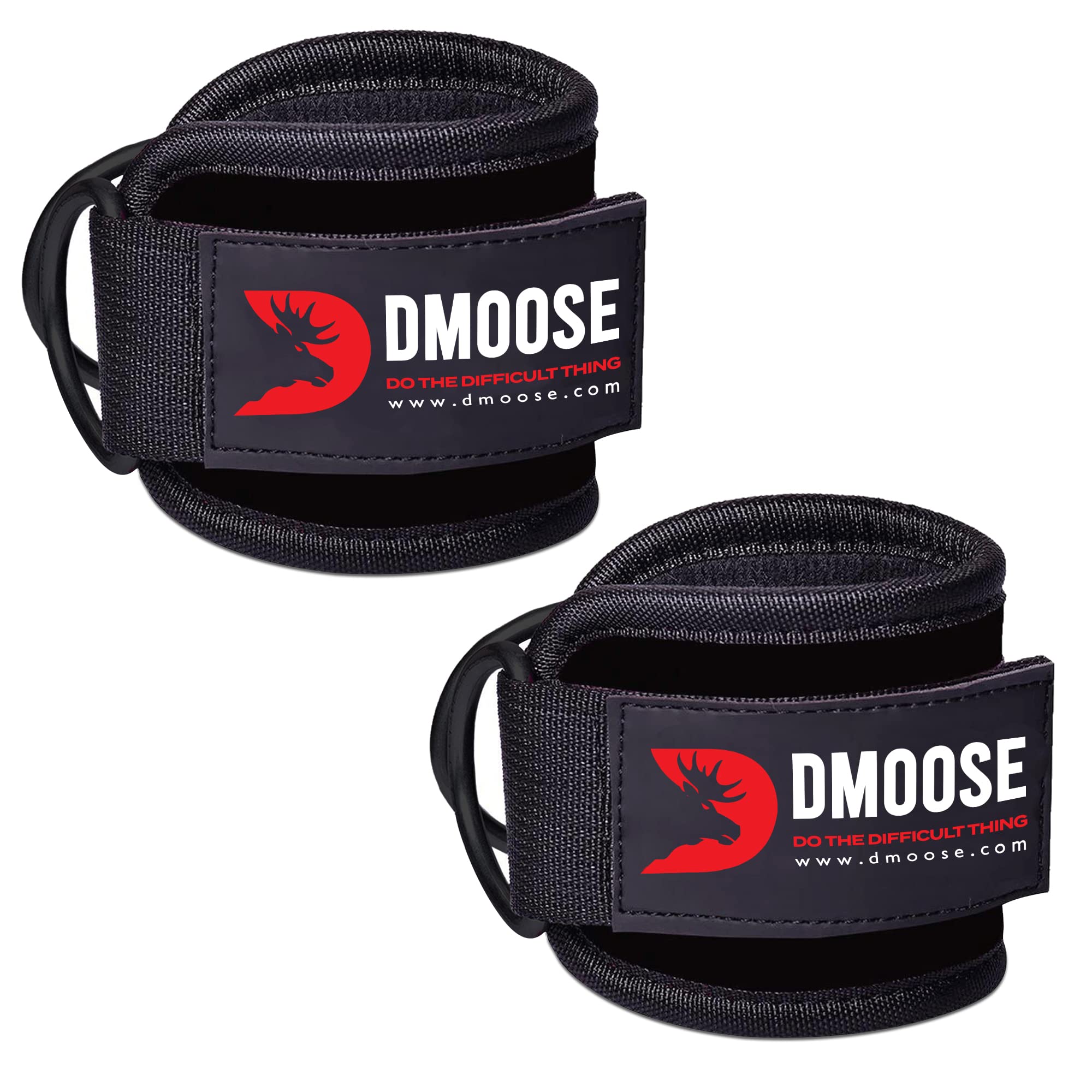 Buy DMoose Ankle Straps for Cable Machine Attachments Gym Ankle Cuff