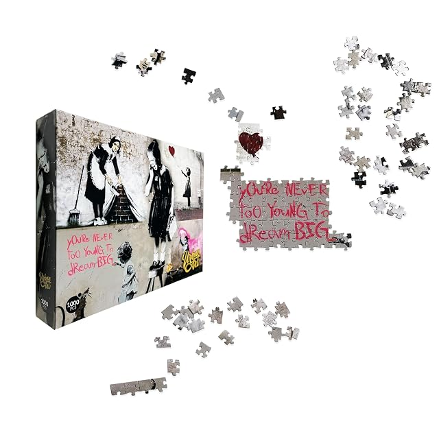 Foto 7 de 8 de University Games U08572 Banksy Girl On A Stool Urban Art Puzzle