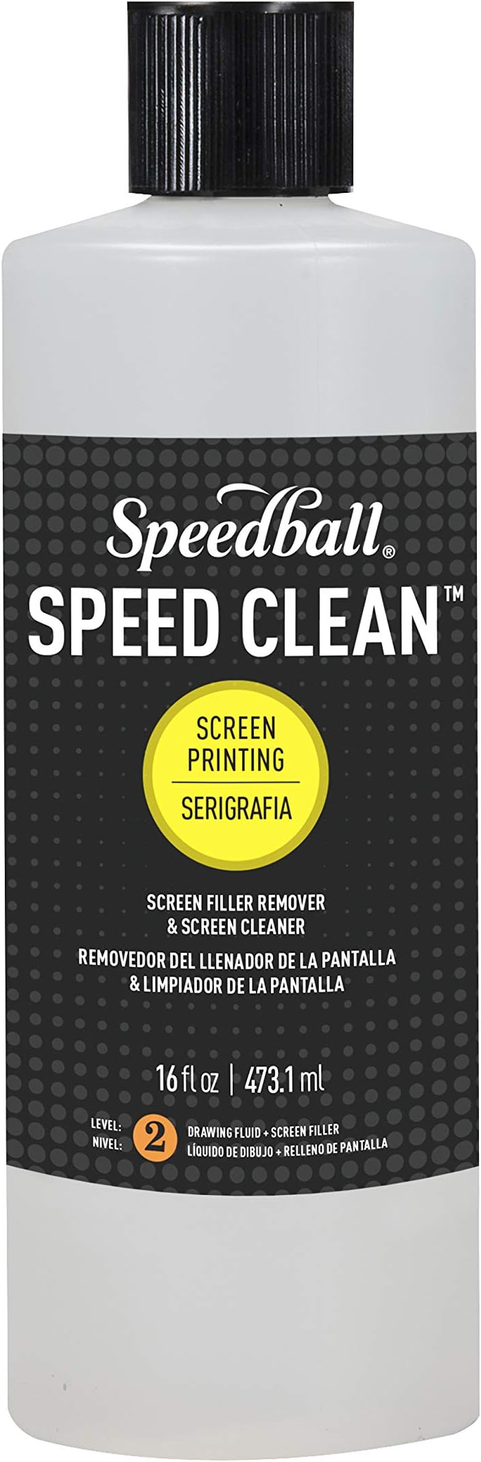 Speed Clean Screen, 16 oz, Filler Removal Solution for Reclaiming Mesh Printing Frames, Non-Toxic Formula - Made in USA