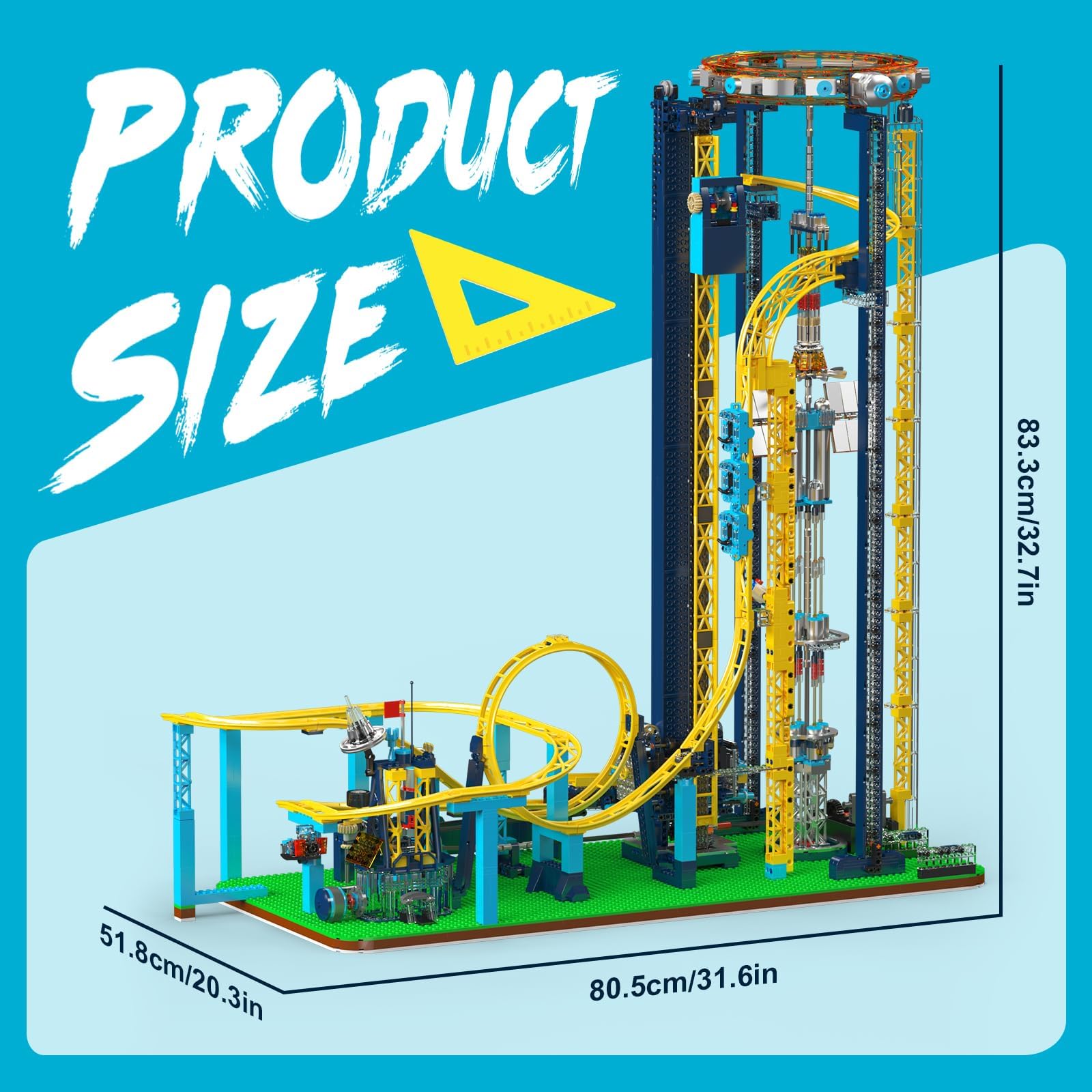 Amazon.com: Mould King 11031 Grand Space Loop Roller Coaster