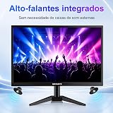 Monitor 20 Polegadas, HD+, 1ms, Taxa de Atualização 100Hz, Alto-falantes Integrados, Modo Leitura, Flicker Safe, 250cd/m², 1000:1, HDMI/VGA/AUIDO/DC, Bivolt, Preto — imagem 3