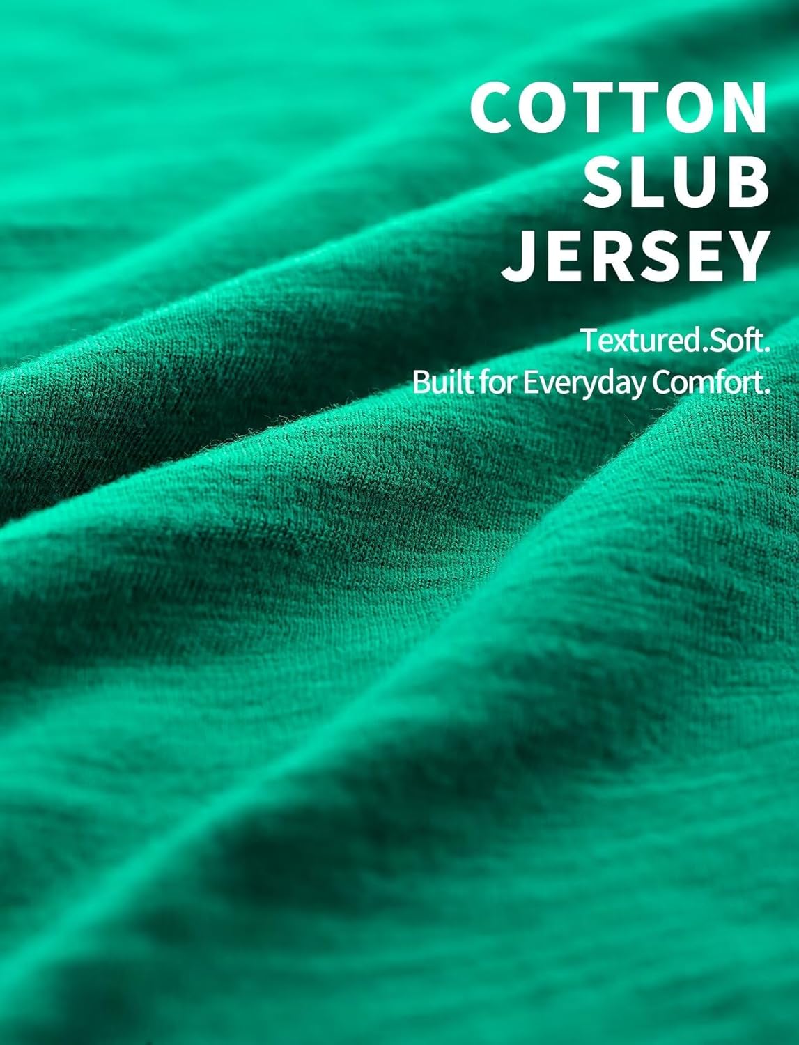 Zengjo Mens Pocket T Shirts Short Sleeve Cotton Slub Jersey Crewneck Plain Casual Soft Basic Tee - Image 5