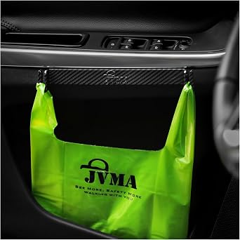 JVMA Car Trash Bags Super Strength, Leakproof, Smell Proof Hanging Garbage Bags for Car, Truck, SUV, RV & Vehicle Green, 50 Count Automotive Trash Bags 1 Gallon