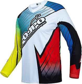 Hotlion Men's Motocross Jersey Dirt Bike Shirt Road Off-raod Cycling Jersey Long Sleeve Racewear