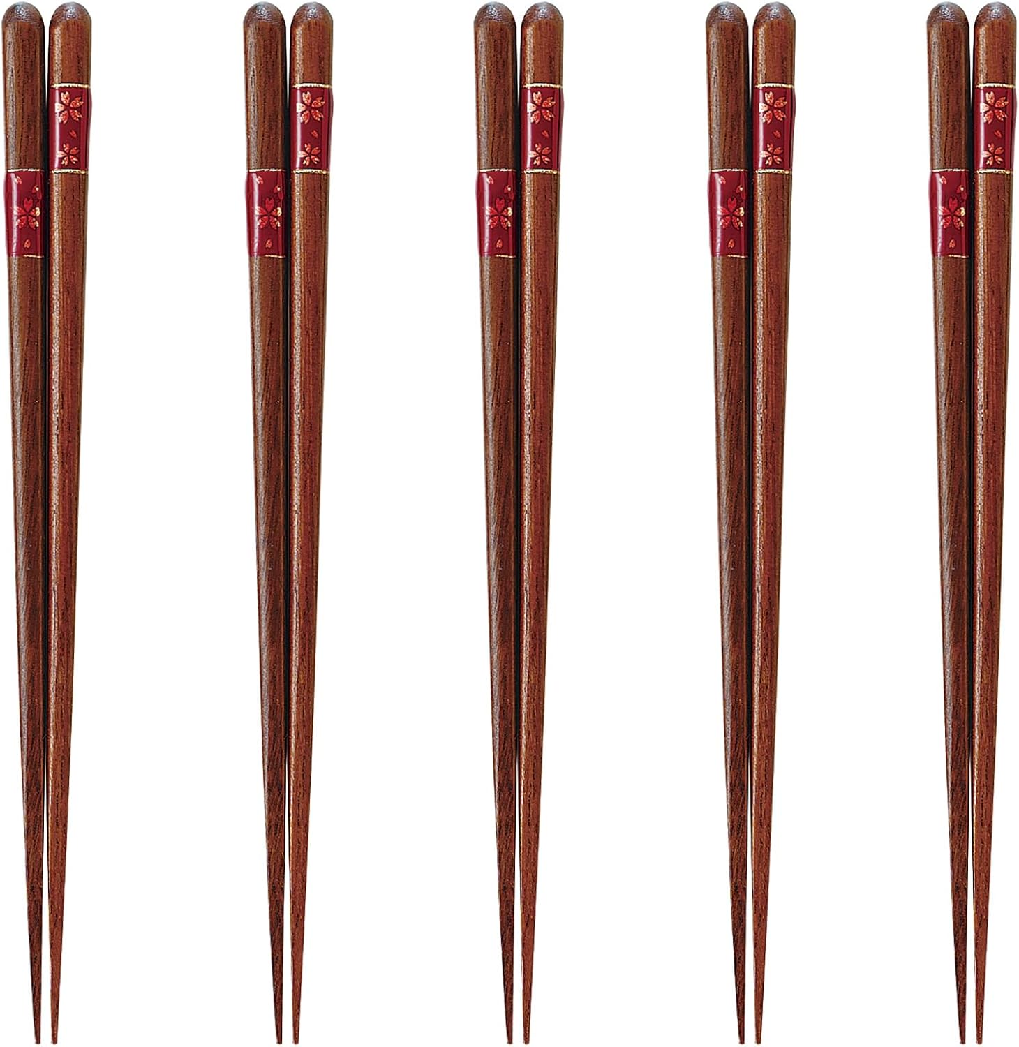 J-kitchens PID589078 Japanese Chopsticks, Set of 5 Pairs, Material: Wood, Chopsticks, Made in Japan