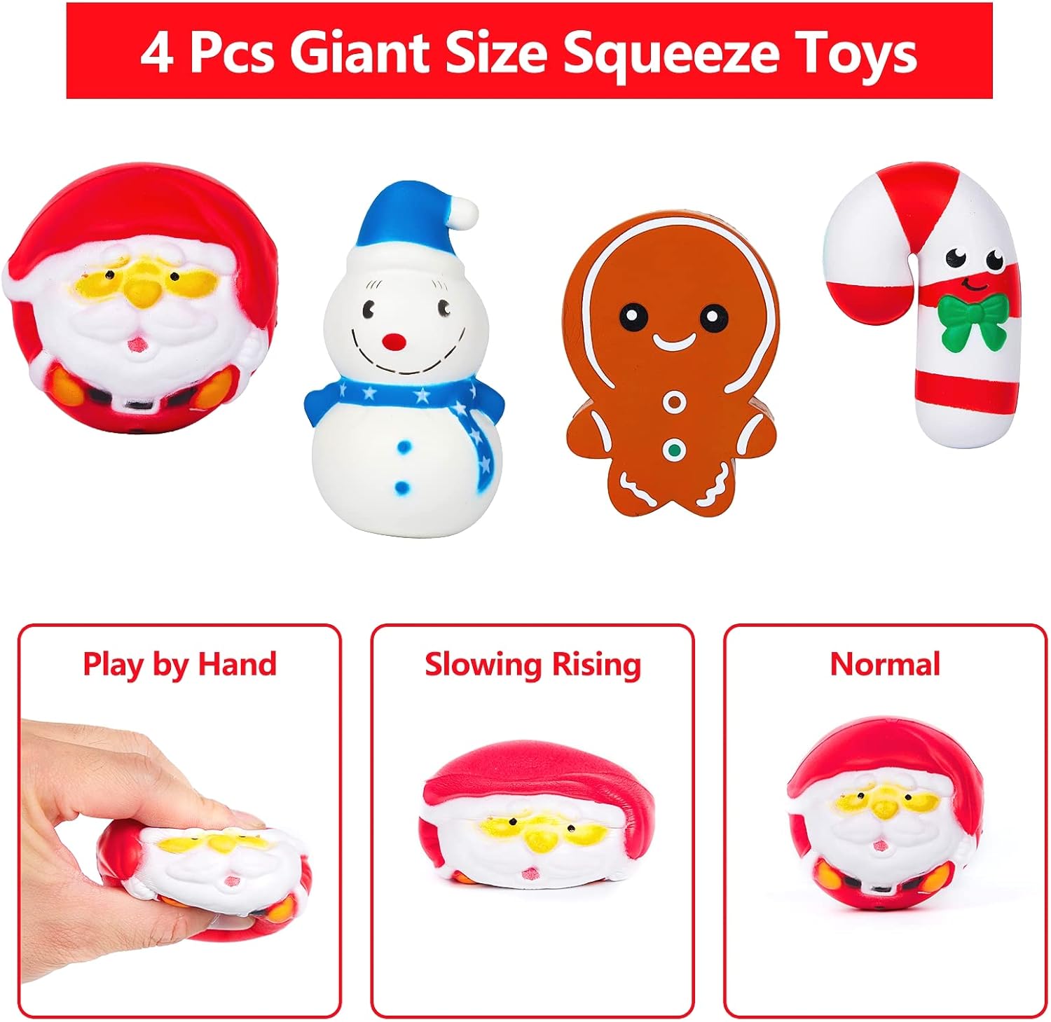Buy Acekid Advent Calendar 2022 Christmas Countdown Calendar for Kids 24pcs Mochi Squishy Toy