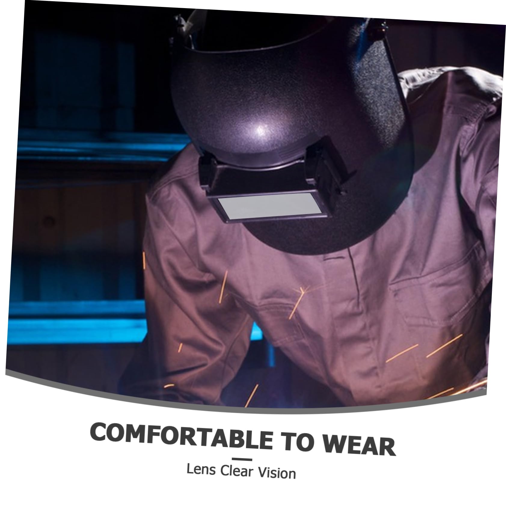 Zerodeko 100piezas Repuestos Para Lentes De Casco De Soldadura Transparente De Vidrio Para Soldador Protector De Soldadura Para Trabajador