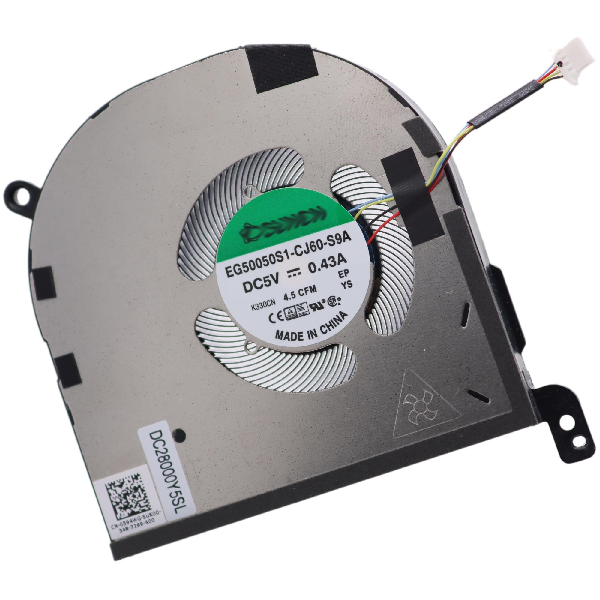 Amazon.com: Deal4GO Left Side CPU Cooling Fan 594WG 0594WG