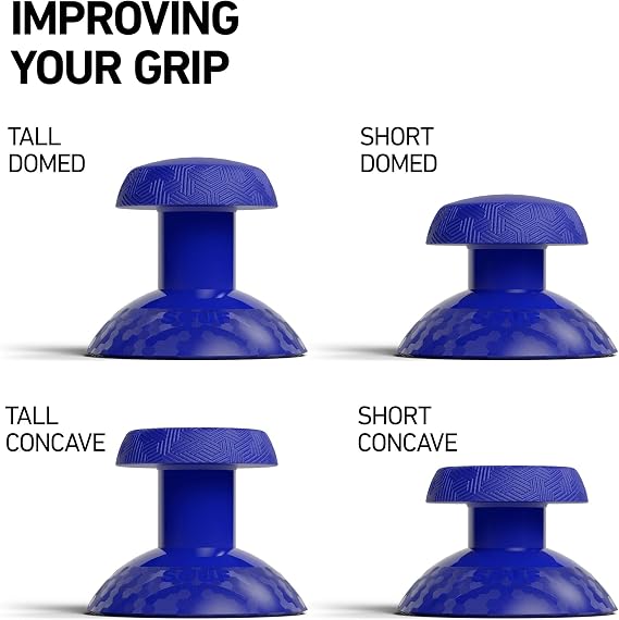 SCUF Instinct Interchangeable Thumbsticks 4 Pack, Replacement Joysticks only for SCUF Instinct Pro Performance Xbox Series X|S Controller - Blue