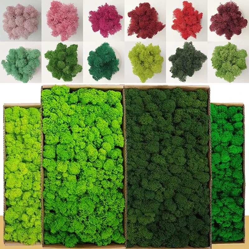 Plantes fausses fleurs et mousse pour décor maison et jardin - 2