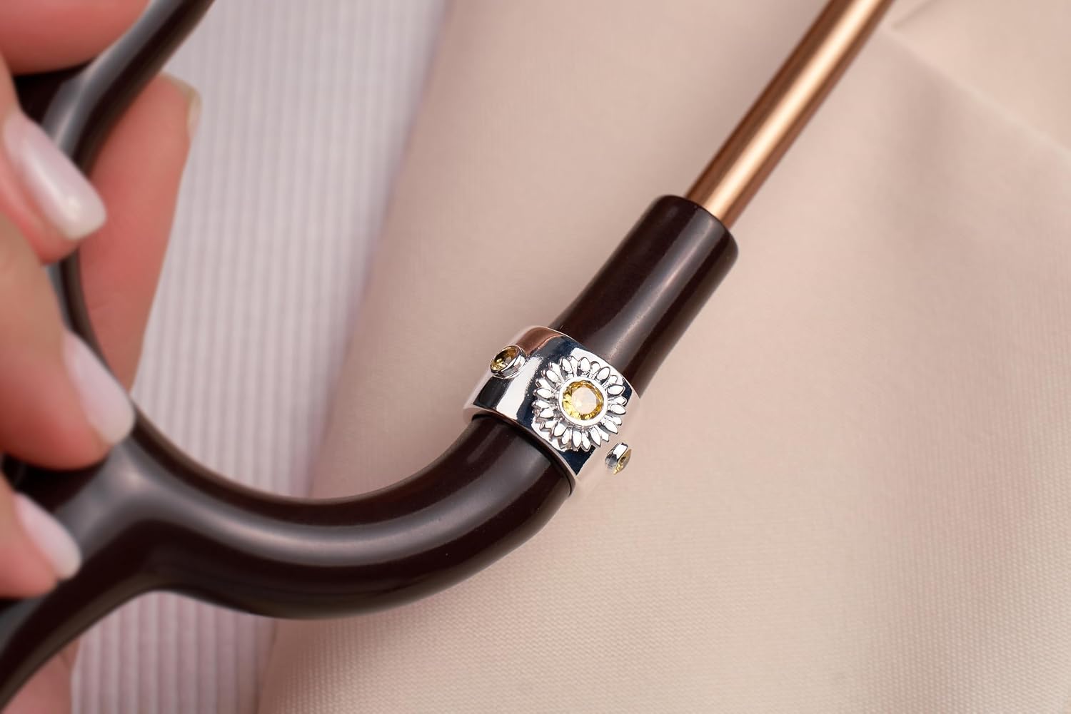 Omnestia Stethoscope Charm – Adjustable Ring-Style Accessory – Thoughtful Gift for Nurses, Doctors & Healthcare Professionals