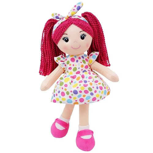 Lullaberry Snuggle Cutie Sophie - Muñeca de felpa suave y tierna de 35 cm, regalo para niñas, muñeca de trapo…