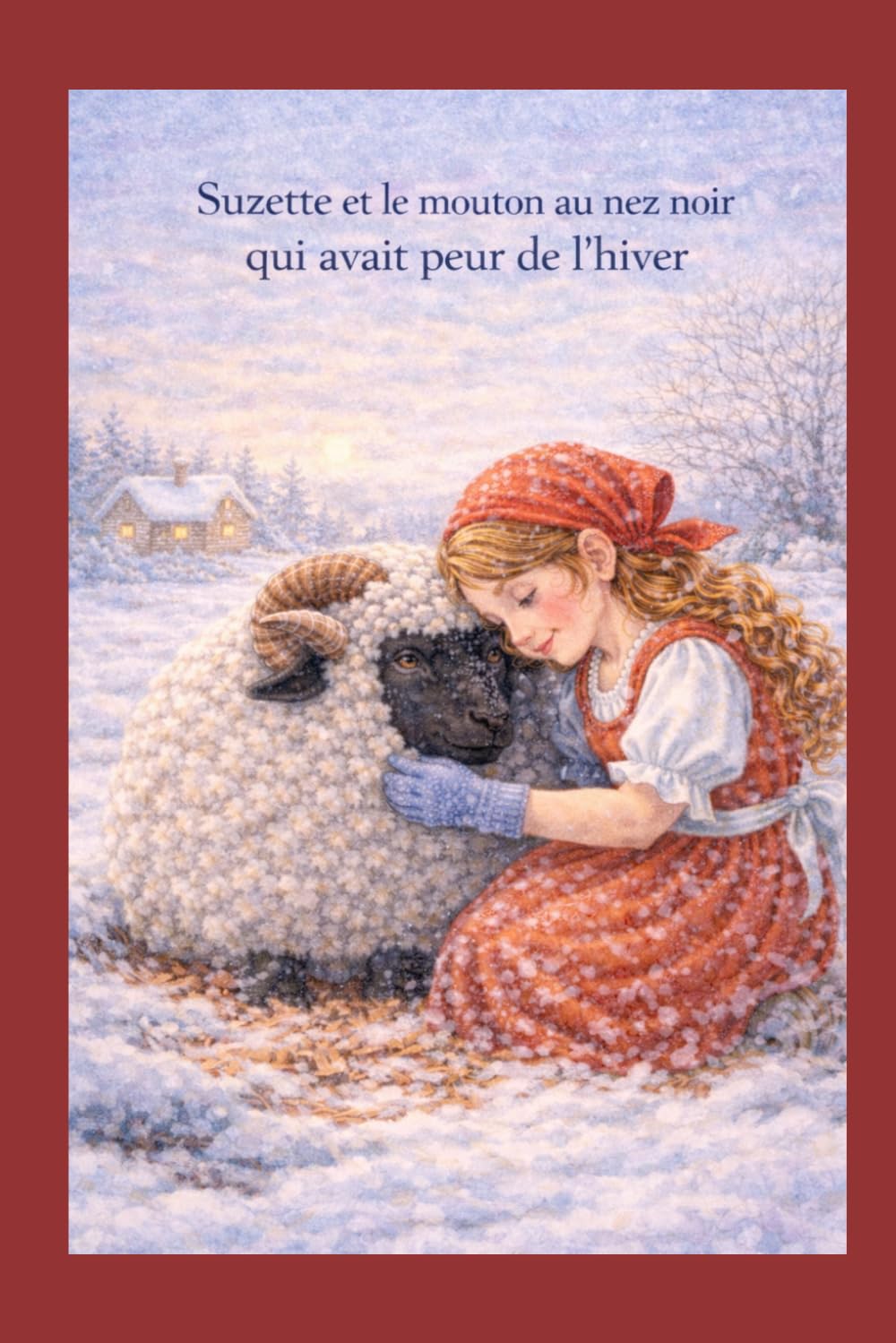 Suzette et le mouton au nez noir qui avait peur de l'hiver (Les aventures de la Fermette de Suzette)