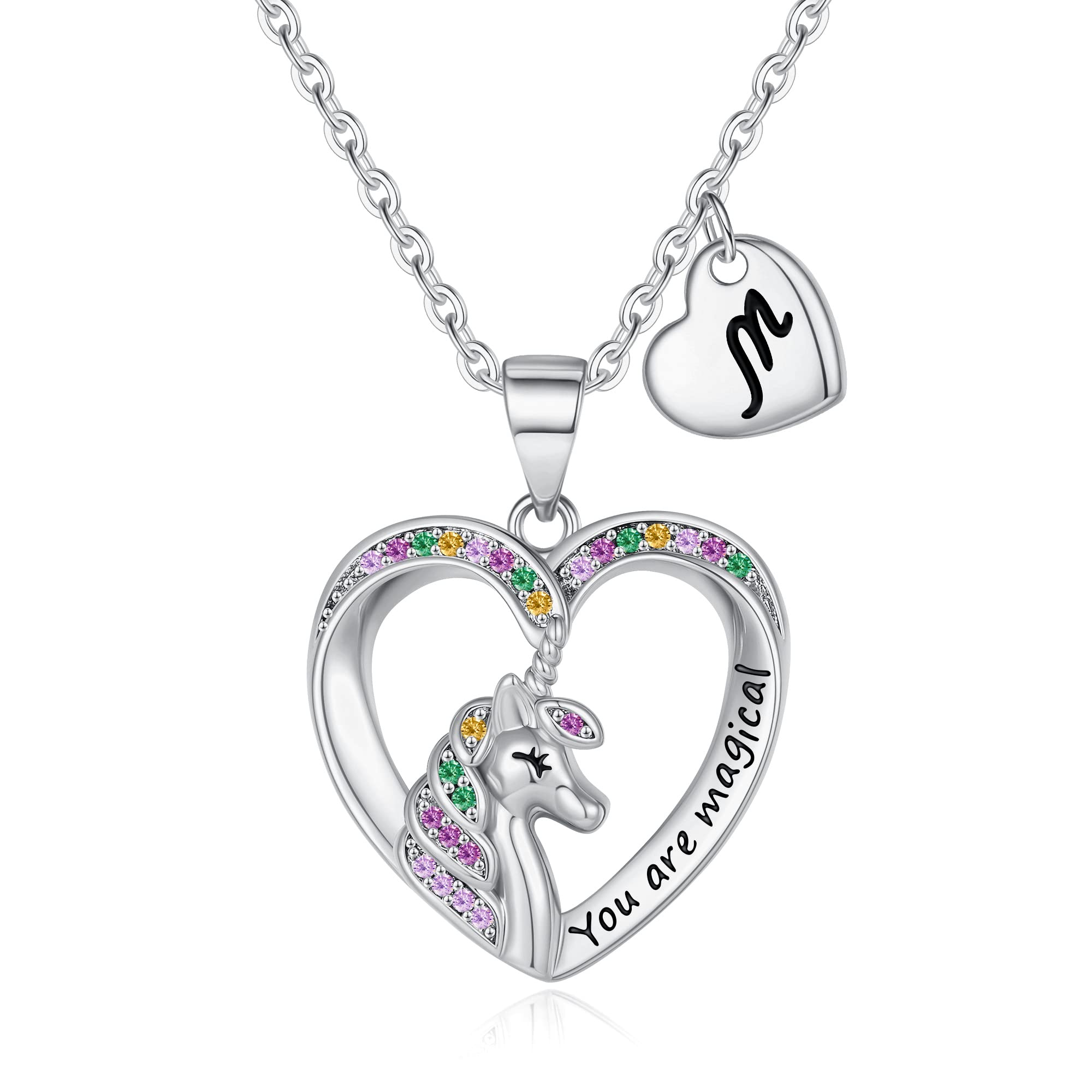 Unicorn Necklace for Little Girls Kids - Birthday Gifts for Girls Kids