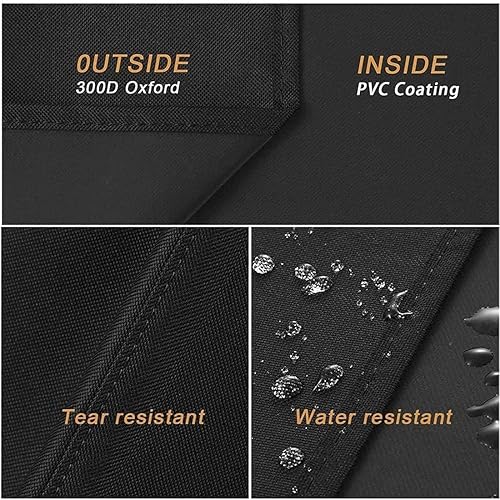 Miniatura 2 de Kayme Cubierta impermeable para ATV resistente para todo tipo de clima, cubierta para cuatro ruedas, protección contra el sol y la nieve, se adapta