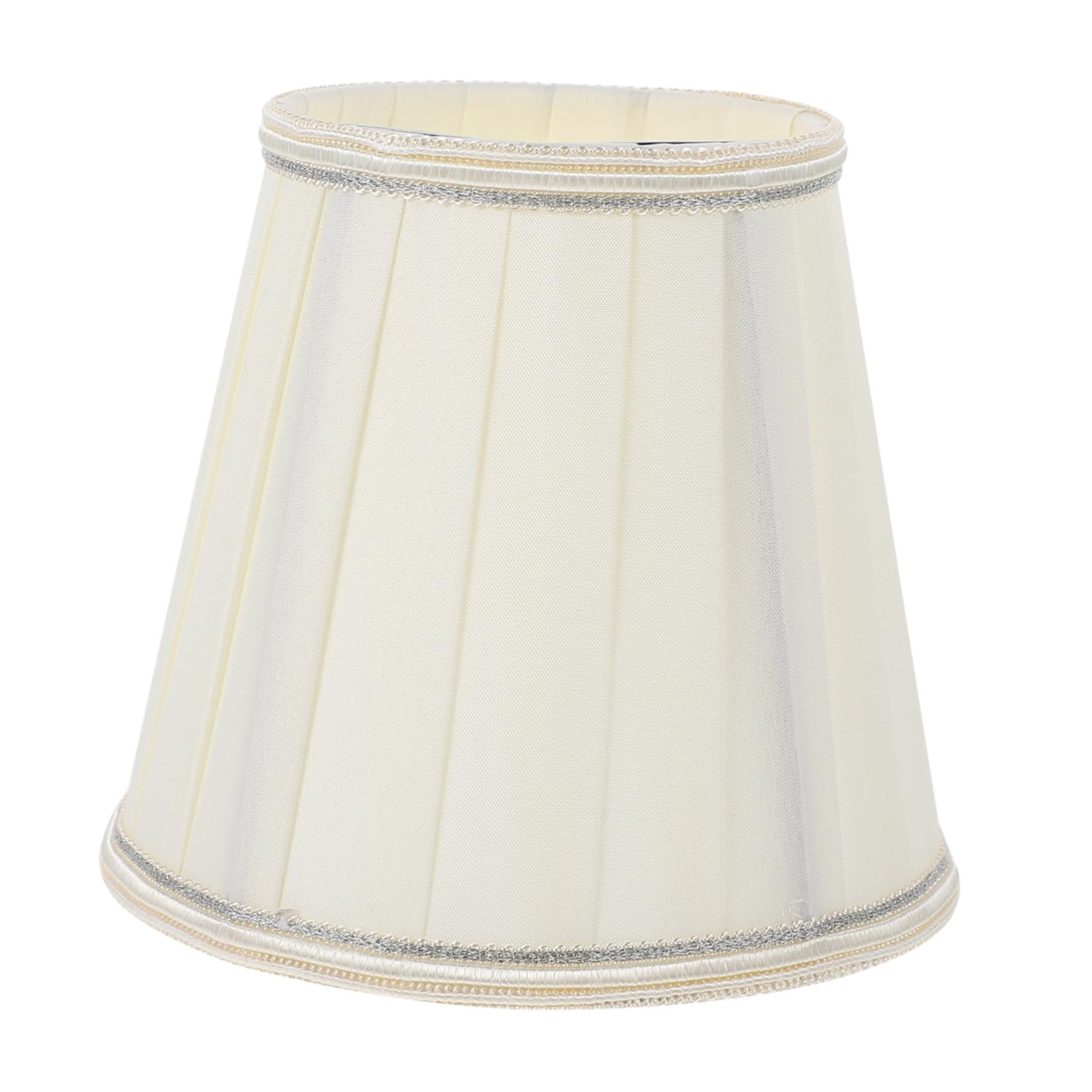 jojofuny Beige Cloth Lampshade Light Cover with Fine Workmanship, Simple and Elegant Household Lamp Accessory for Table Or Wall Light, Creative Decorative Design