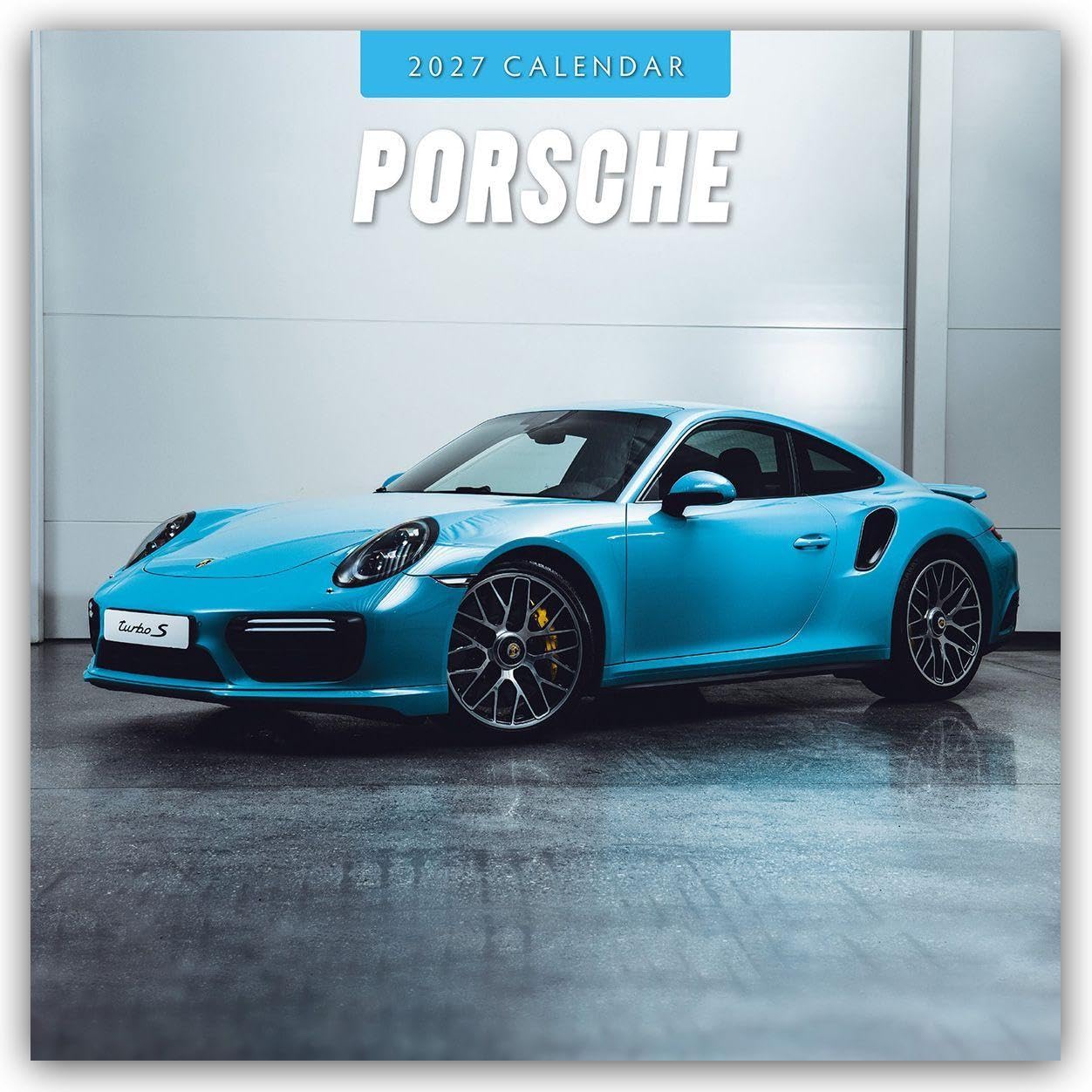 Porsche 2027 Square Wall Calendar: Original Red Robin Publishing Ltd-Kalender [Mehrsprachig] [Kalender]