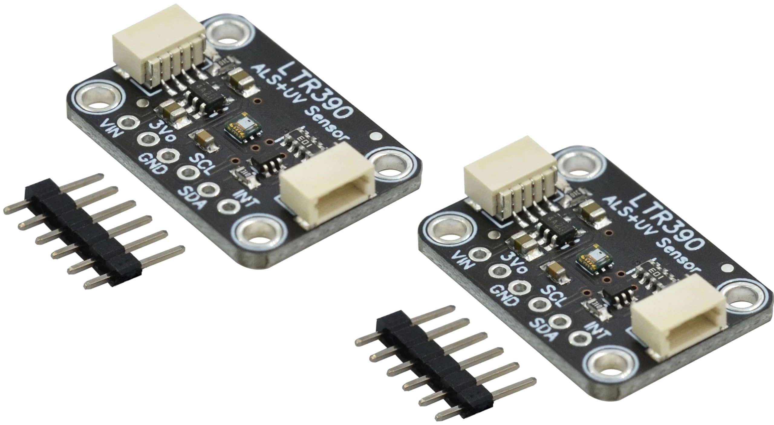 2 Stück Gravity LTR390 UV-Lichtsensor von 280 nm bis 430 nm, kompatibel mit I2C UART 3,3 V oder 5 V