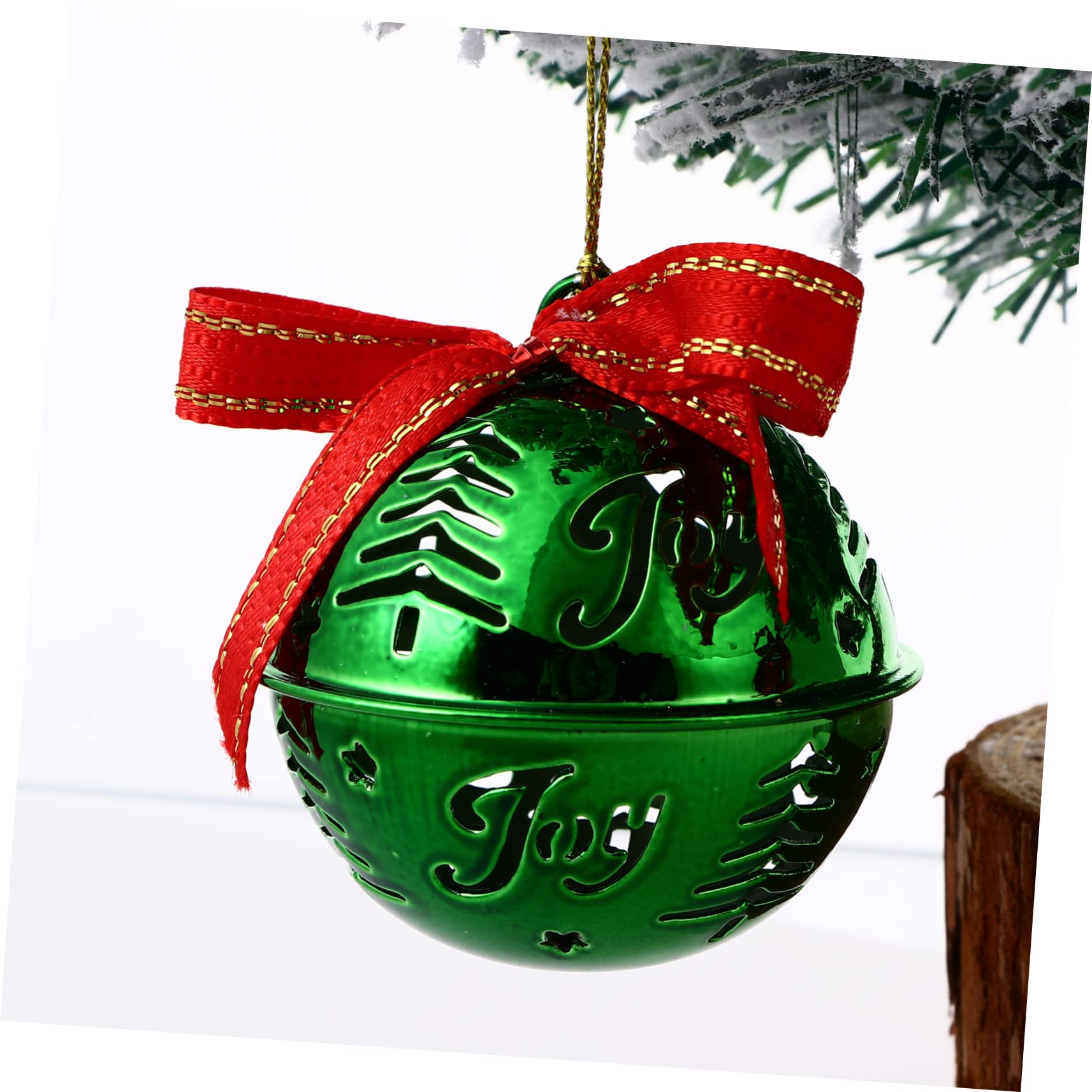 Zerodeko Elegante Set di Ornamenti per Lalbero di Natale 12 Pezzi Decorazioni Sospese a Campana in Metallo per Case Feste Alberi di Natale Stili multipli
