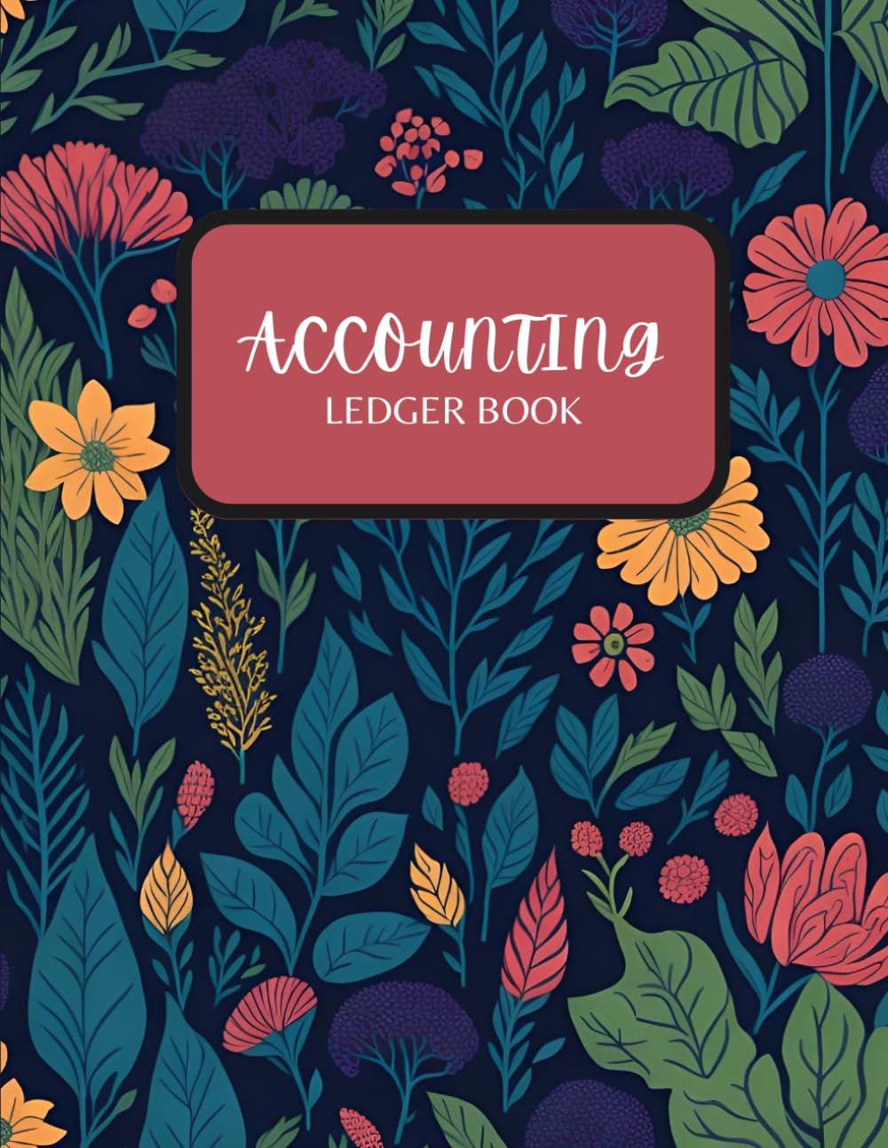Accounting Ledger Book Large Simple Accounting Ledger for