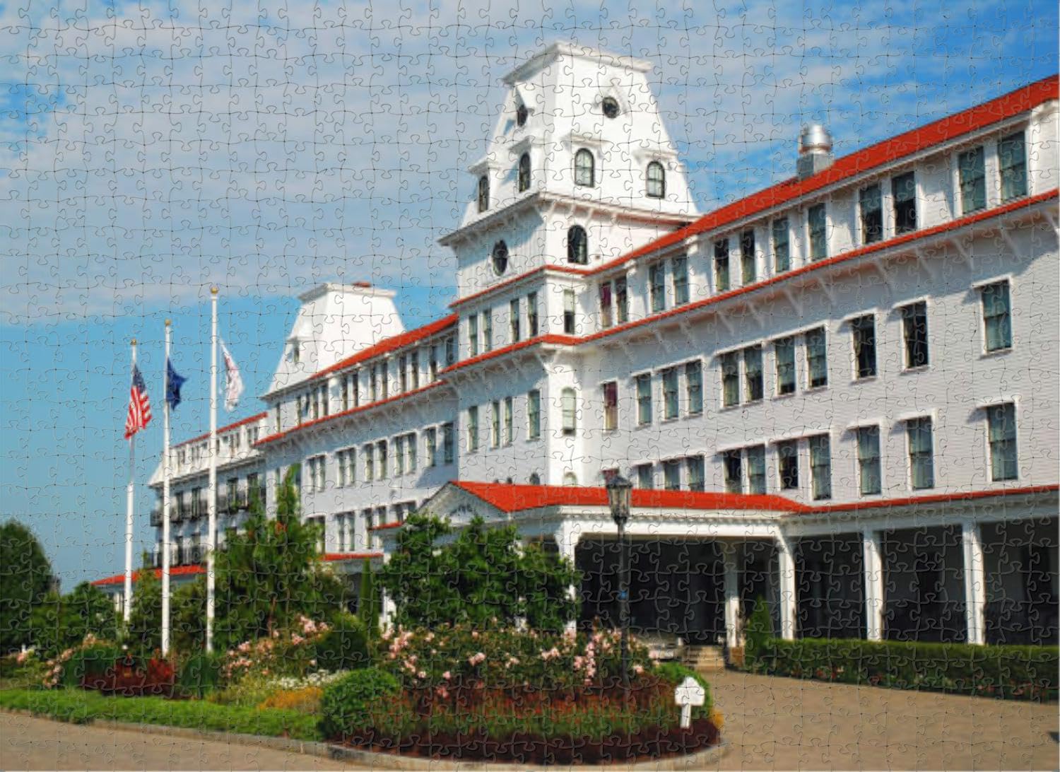 Puzzle 500 Pieces The Wentworth by The Sea Hotel Puzzles Interesting Parent-Child Games Family Entertainment Leisure Fun Interactive Wooden