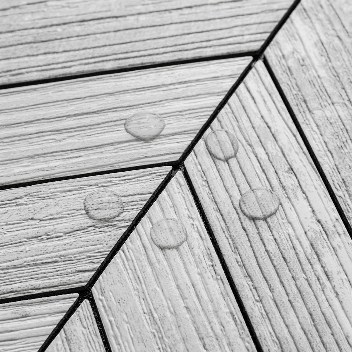 DICOFUN 10-Sheet White Wood Peel and Stick Backsplash, Vintage PVC Stick on Backsplash Wall Tiles for Kitchen and Bathroom
