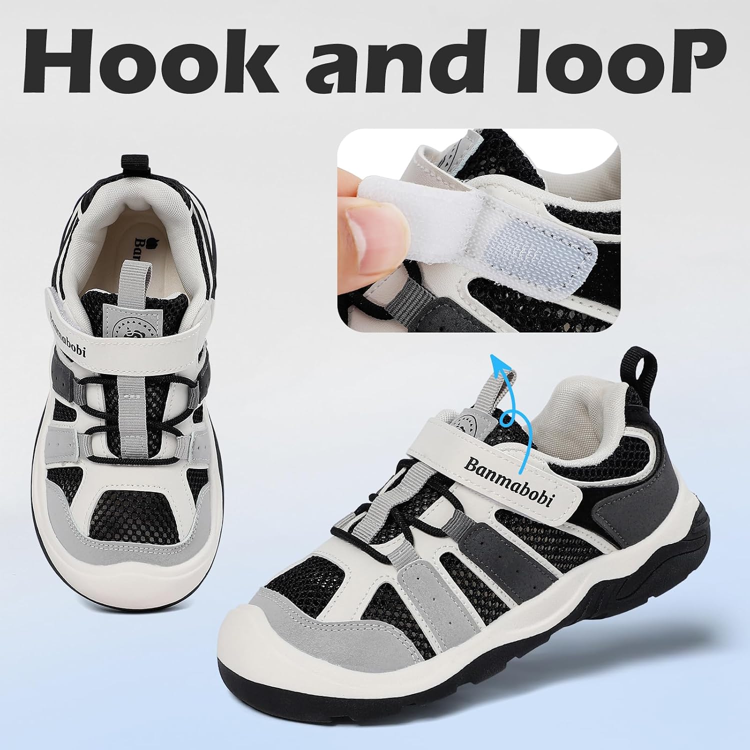 Toddler Shoes Girls Boys Barefoot Shoes Kids Breathable Mesh Sneakers Outdoor Slip on Lightweight Athletic Walking Running Shoe