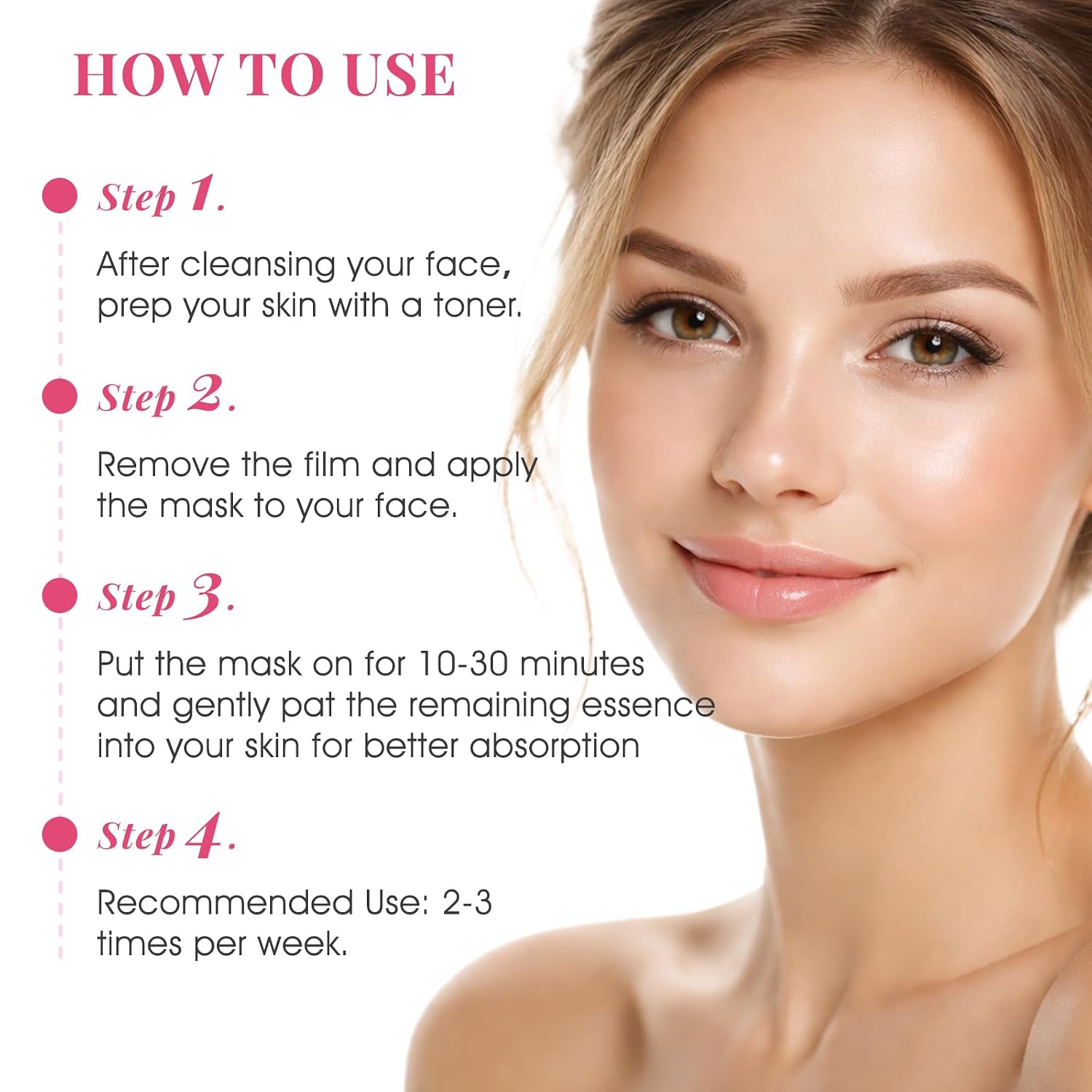 SPRINGSKY Salmon DNA PDRN Face Mask with 7D Hyaluronic Acid | 24H Hydration Collagen Mask | Firming & Smoothing Skincare | Overnight Gel Mask for All Skin Types, Sensitive Skin Friendly (6ea)