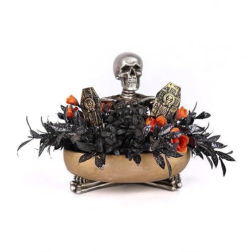 Halloween Decor Skull Table Centerpiece - Halloween Skull Bowl Decoraiton