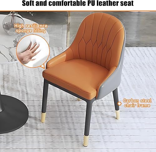 Miniatura 5 de YVYKFZD Mesa redonda de negociación, 5 piezas para oficina, recepción, sala de recepción, juego de mesa y silla, juego de mesa de comedor de cocina