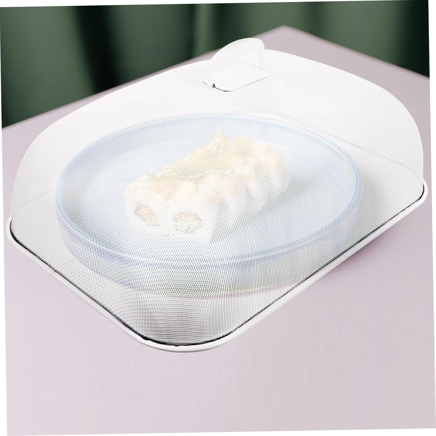 1Pc Metal Food Cover Kitchen Dish Protector for Outdoor Picnics Ventilated Design Keeps Food Fresh for Housewarmings and Gatherings