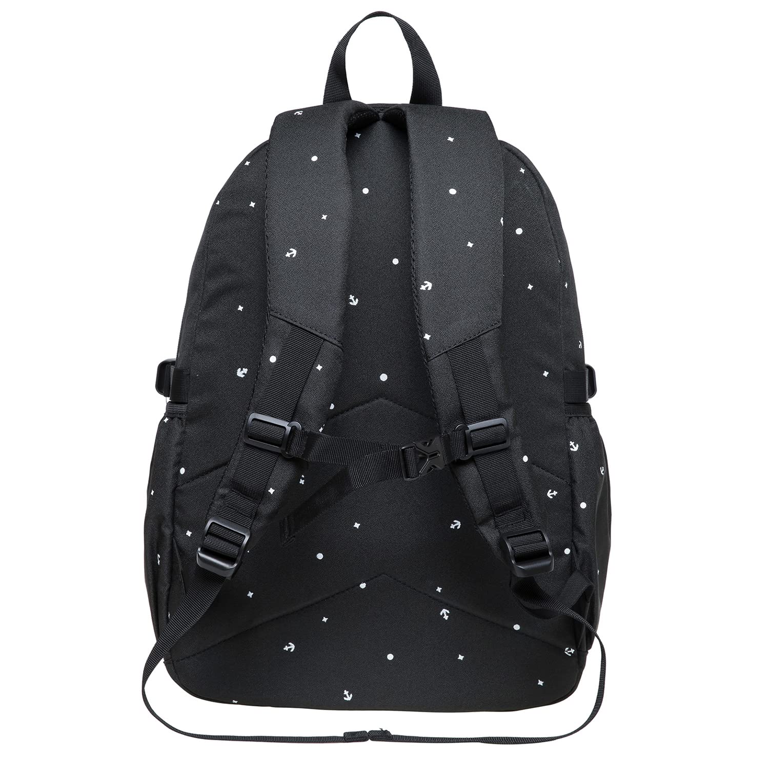 KAUKKO Mochila hermosa y bien pensada con compartimento para portátil de 15" para colegio, universidad, 22 l, Negro Jnl-ks24-03, talla única, Mochilas daypack — view 6
